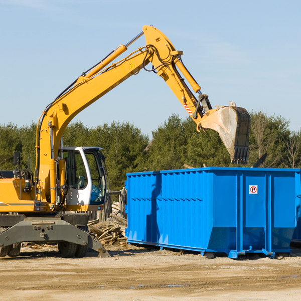 how many times can i have a residential dumpster rental emptied in Bringhurst IN